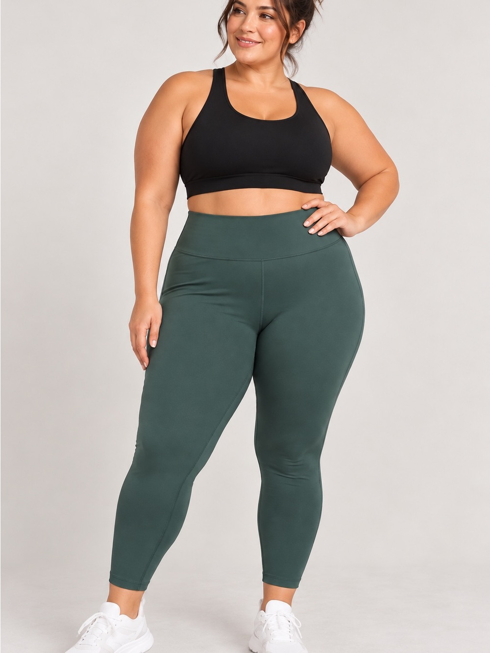 Old Navy Forest Green High-Rise Leggings